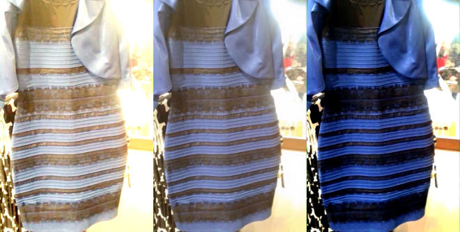 сине-чёрное платье